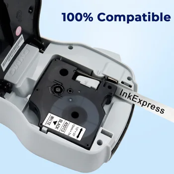 12mm 45023 Tape Kompatible DYMO D1 Tape 45023 Mærke Tape-Sort på Guld Printer Bånd til DYMO LabelManager 160 280 Label Maker