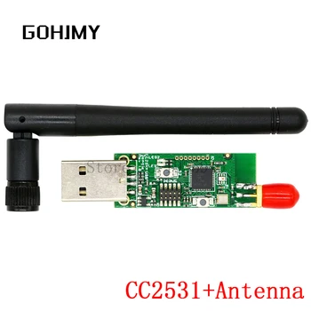 Den trådløse Zigbee CC2531 CC2540 Sniffer Bare Board Pakke Protokol Analysator USB-Dongle Fange Pakke Modul +Antenne