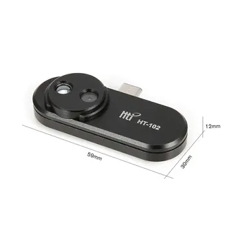 HT-102 Mobiltelefon Termisk Infrarøde Kamera Understøtter Video-Billeder til Android Type C Termisk Imaging Temperatur Detektor