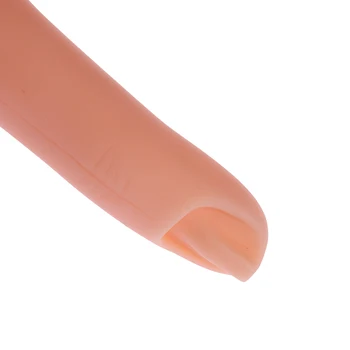 5Pcs/Sæt i Høj Kvalitet Silikone Praksis Nail Art Uddannelse Hånd Finger Justerbar Falske Finger Manicure Værktøj