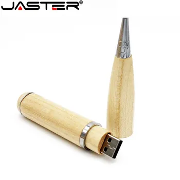 JASTER Træ-ball-point personlighed gave til træ-pen, USB-flash-drev u disk pendeive 4GB 16GB, 32GB, 64GB mode gave nye ankomst