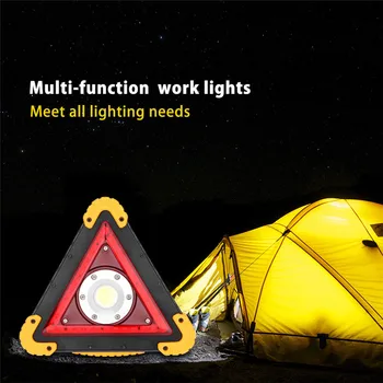 USB-Genopladelige bærbare Køretøj vedligeholdelse Advarsel lampe brænder udendørs Camping Belysning bærbare Lommelygte