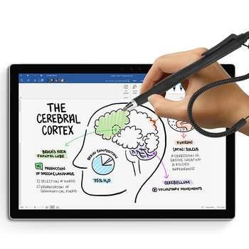 Touch Screen Stylus Pen at Skrive Tegning Kuglepenne Med Foråret Slange, Ledning Til Telefonen, Tablet-PC ' en For at Huawei Mate 9