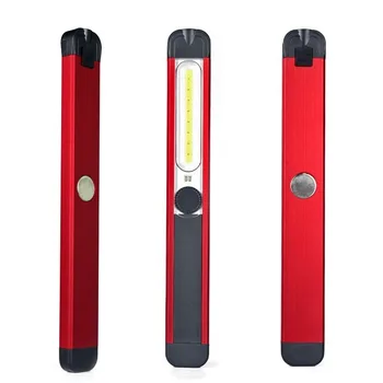 COB Arbejde Lys LED Pen Lommelygte Magnetiske Arbejde Lampe USB-Genopladelige Fakkel Inspektion Lys med Rød/Hvid Lys-Kraftfuld