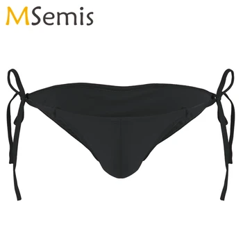Mænd Undertøj Undertøj Glat Undertøj Bikini Shorts&Kort med Fastgørelse af Strengen Penis Pose Gay-Undertøj, Badetøj