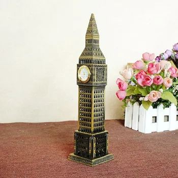 Metal 3D-Model, London, Big Ben Statue Souvenir Gave boligindretning