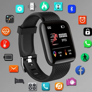 Digitale Smart Sport Ure Mænds Ure Led Elektroniske Armbåndsur Bluetooth Til Apple IPhone pulsmåler Fitness Tracker