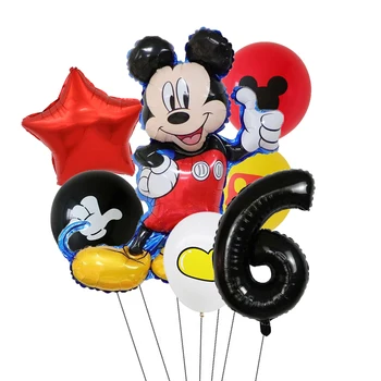 1 sæt Mickey, Minnie Mouse Helium Folie Balloner Kids Fødselsdag Dekoration Baby Brusebad 1st Fødselsdag 32 