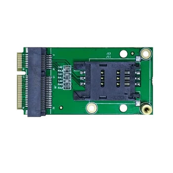 4G LTE Industrielle Mini-PCIe-til Mini-PCIe-Adapter W/SIM-Kortet(Flip Type) for WWAN/LTE er 3G/4G Trådløse Modul