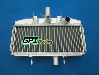 40mm aluminium radiator &slange til Suzuki GT750 GT 750 72-77 73 74 75 76 1976 1975 SORT SLANGE