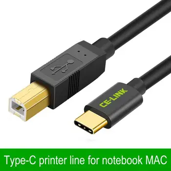 Type C Mandlig Stik Til USB 2.0 Type B Male Data Kabel Adapter Til Mobiltelefon&Printer&Harddisk