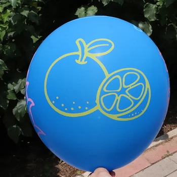 Dejlig frugt ballon Tegnefilm balloner Børns fødselsdag Dekoration legetøj Store runde bold 20/50/100 pc ' er