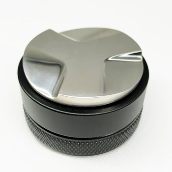 Espresso 304 Rustfrit Stål 51/53/58 mm Og Distributør Leveler Af Macaron Og Manipulere med Tre Skrå Pister