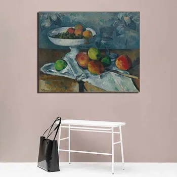 Væg Kunst, Billeder, Paul Cézanne Lærred Frugt Plakater Home Decor Modulære Stadig Liv Maleri Post-impressionisme HD Trykt Soveværelse