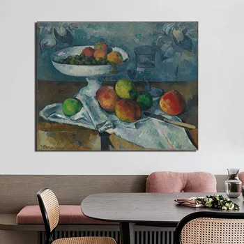Væg Kunst, Billeder, Paul Cézanne Lærred Frugt Plakater Home Decor Modulære Stadig Liv Maleri Post-impressionisme HD Trykt Soveværelse
