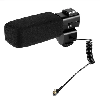 Ordro Video-Optagelse af Stereo-Mikrofon til DSLR Stereo Kamera, Videokamera Cardioid Mikrofon til Ordro/Sony/Nikon/Canon DV