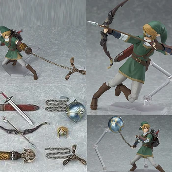Link Zelda Figur Zelda Skyward Sword Link Figma 320 Twilight Princess Master Sword Action Figur Legetøj Dukke