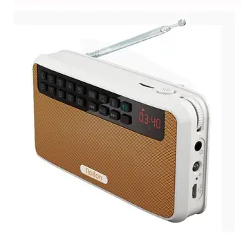 BEESCLOVER Transportabel Stereo-Bluetooth-Højttalere FM-Radio Klar Bas Dual Track Speaker TF-Kort, USB-Musik Afspiller Rolton E500 r60