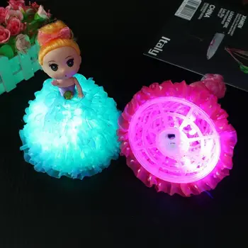 Lysende Dukke Farverige LED Lysende Børn, Legetøj til Pige Kidz Fødselsdag Gave Bryllup Dukke Jul Legetøj Lys Op Legetøj