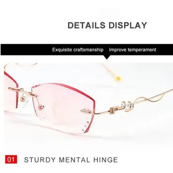 2020 Fashionable Damer Lyserøde Briller til Læsning Blå Lys Blokering Briller Anti øjnene Hovedpine UV-Glare -WT