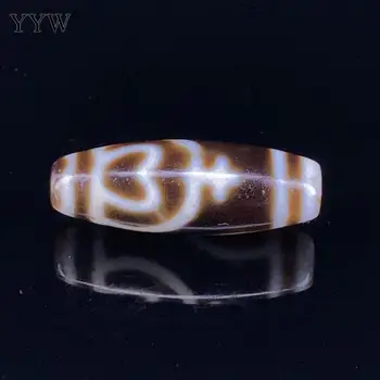 20 Stk Naturlige Tibetanske Onyx Dzi Perle Smykker 38x18mm DIY-Halskæde-Armbånd Kvalitet Tibetanske Dzi Perler Gave
