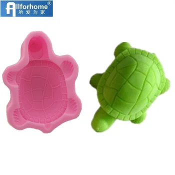 3D Turtle Turtle Hanrej Silikone Sæbe Forme Chokolade Mould Sæbe, Stearinlys DIY Skimmel Sæbe Gøre Formen Håndværk Værktøj Engros
