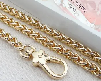 8mm bred lette vægt gyldne kæder til pung kæde skulder kæde til taske håndterer obag pung ramme stropper guld pung hængere
