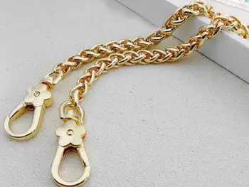 8mm bred lette vægt gyldne kæder til pung kæde skulder kæde til taske håndterer obag pung ramme stropper guld pung hængere