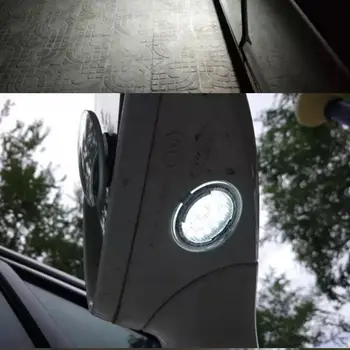 2stk LED Under sidespejl Pyt Lys for Ford Edge Fusion Flex Explorer Mondeo Taurus F-150 Ekspedition E7CA