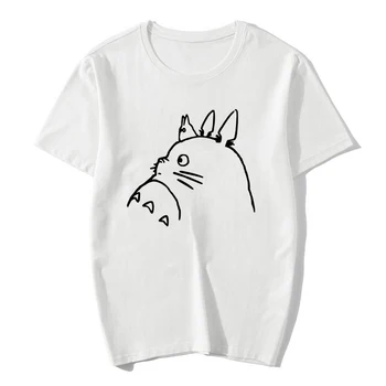 Totoro Ånd Væk t-shirt Studio Ghibli Femme Japansk Anime Kvinder t-shirt t-shirt Miyazaki Hayao Kvinde Tøj