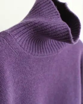 2020 Vinter Nye Rullekrave, Cashmere Og Uld Sweater Kvinder Plus Size Koreanske Top Pullover Overdimensionerede Mode