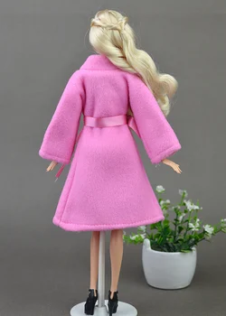 Pyjamas Sæt Natkjole Nightclothes Nat-robe Mode Pink Frakke, Undertøj, Tøj, Tøj Til 1/6 Toy Barbie Dukke, Baby Legetøj Gave