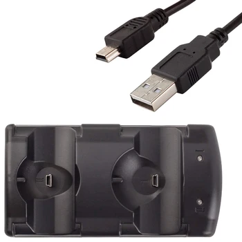 USB Dual Charger Station Til PS3 Controller Joysticket Drevet Oplader Dock Til Dualshock 3 Gampad Move Navigation