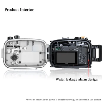 For Sony A6300 A6400 Kamera Boliger Vandtæt IPX 8 Dykning Dybde 40m Fotografiske Frit under vandet Beskyttende Udstyr