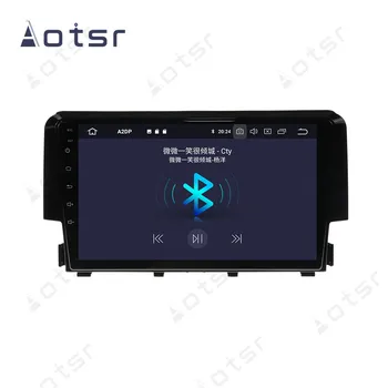Android10 Bil DVD-Afspiller GPS-Navigation Til Honda Civic 2016 2017 2018 Bil med radio-afspiller Auto Video, Mms-hovedenheden