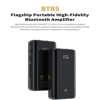 FiiO BTR5 Bærbare Bluetooth-Hovedtelefon-Forstærker CSR8675 AptX HD LDAC USB-DAC AAC iPhone og Android-3.5 mm 2.5 mm HiFi-Lyd Dekoder