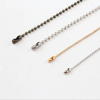 10stk/masse 70cm Længde 1,5 mm/2,4 mm Bolden Perler, Kæde-Stik til DIY-Halskæde Armbånd Smykker Resultater