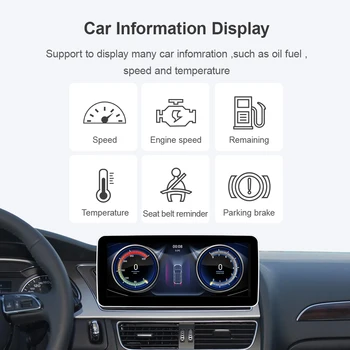 Android-10.0 Car Multimedia Afspiller til Audi A4 B8 A5 S4 2009-2017 AutoRadio Navigation GPS-IPS 10.25' Skærm Carplay Styreenhed