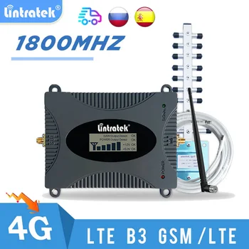 Lintratek 4g 1800 signal booster repeater trådløse forstærker lte 1800mhz DCS mobiltelefon signal yagi antenne forstærker kit 9