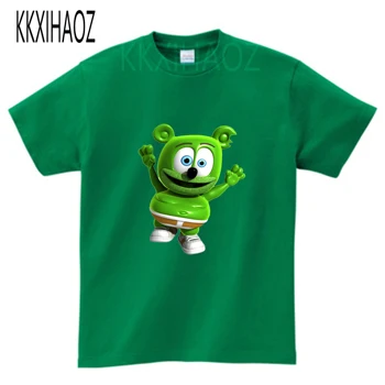 2019 sommeren Nye Mode kids T-shirt Gummy Bears Print Casual Cool t-shirt sommer drenge og piger Tshirt mj