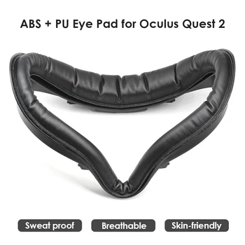 For Oculus Quest 2 VR Facial Interface og PU Læder Skum Ansigt Pad Headset Udskiftning af en Del Beskyttende Øje Mat VR Tilbehør
