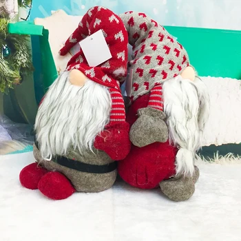 Ansigtsløse Santa Bløde Dukker Jul Dekoration Gnome Tomte Toy Gave til Børn, Fødselsdag, nytår Jul Fest Pynt Indretning