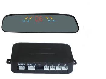 Bilen Parkering Sensor System Bakspejlet Summende Probe Omvendt Backup Radar Monitor System Afsløre Afstand
