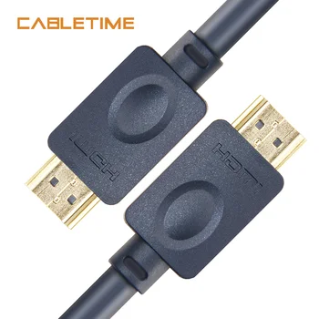 Cabletime HDMI-kabel 4k 2.0 60Hz UHD CL3 Grade High Speed HDMI til HDMI til Xiaomi Projektor Nintend Skifte PS4 Tv N113
