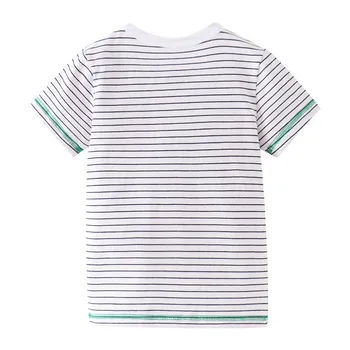Hoppe meter Børn T-shirts Med Raketter Alle Print Sommer Drenge t-Shirts Toppe Kids Tøj Bomuld Baby T-shirts til Drenge