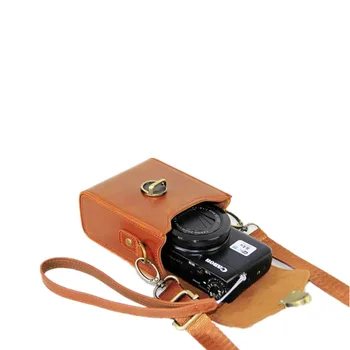 Luksus Læder kamerataske Cover til Sony RX100 RX100 M3 M4 RX100II HX90 HX60 WX200 WX300 WX170 WX150