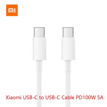 Original 100W 5A usb type c til usb type c kabel-PD oplader til xiaomi mi notebook pro Samsung, huawei macbook air usb-c kabel-2m