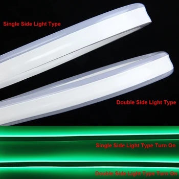 RGB LED Strip 220V SMD5050 Neon Lys, Fleksibel RGB LED Blødt Lys Vandtæt Udendørs Belysning Dekorere Square Garden Motorvej