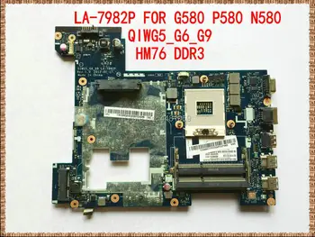 LA-7982P For Lenovo G580 N580 P580 Laptop Bundkort HM76 DDR3 Testet 11S0001175 QIWG5_G6_G9 bundkort