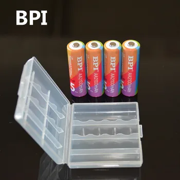 BPI AA batterier Genopladelige Batterier 1,2 V 2100mAh AA Ni-MH Pre-charged Genopladeligt Batteri 2A Baterias for Kameraet Med En Kasse